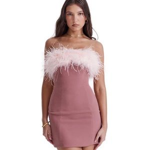 HOUSE OF CB PINK DRESS - Size L
